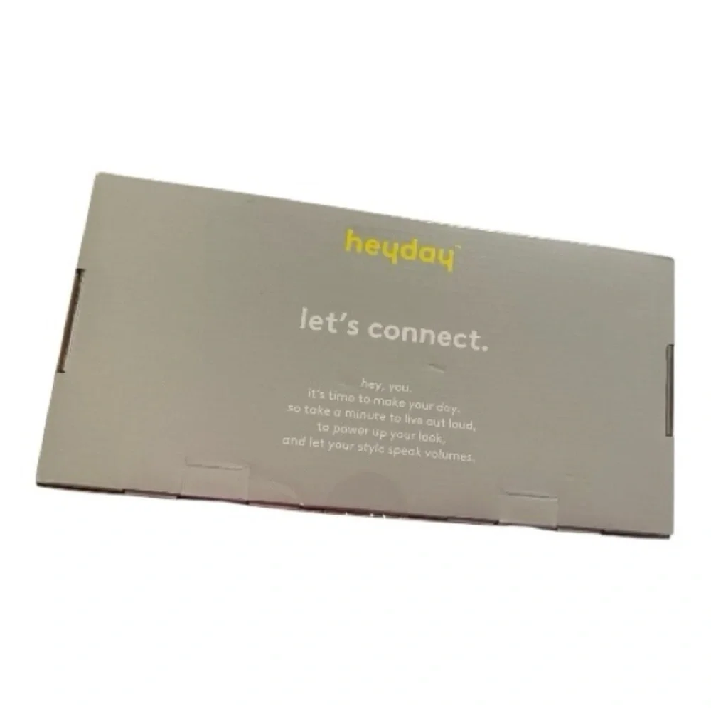 heyday Packaging Box - Gray with Yellow Logo